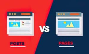 wordpress posts vs pages differences