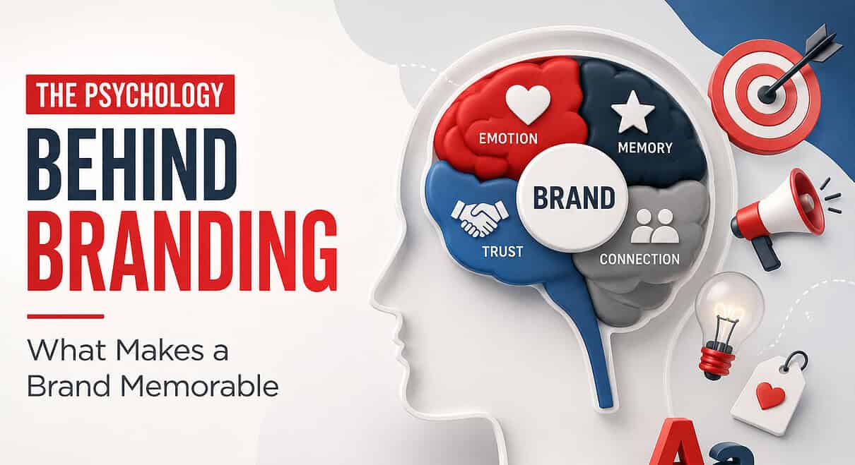 Psychological branding strategies for memorable brand recognition and consumer trust.